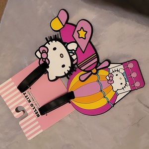 Hello Kitty plane and hot air balloon